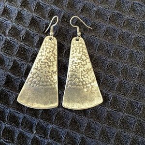 Artisan Pewter Earrings, 2”